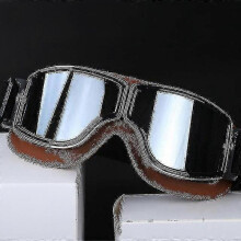 (Color 11) Vintage Motorcycle Jet Helmet Goggles