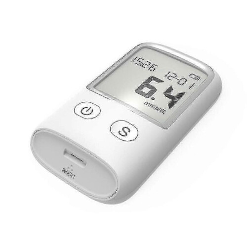 Hemoglobin Blood Glucose, 50 Tests Tester Hemoglobin Test Kit Glucometer Measures 1