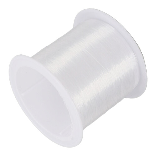 1 rollo de hilo de nylon transparente de 0,2 mm / 142 yd