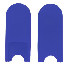 2 piezas de almohadilla de descanso para dedos del saxofón, silicona, azul