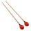 Medium Hard Yarn Marimba Mallets with Maple Handle MQ‑06Red 13