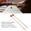 Medium Hard Yarn Marimba Mallets with Maple Handle MQ‑06Red 3