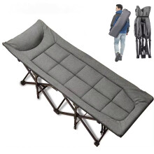 Single Folding Sleeping Cot Guest Bed Outdoor Portable Camping Cots w/ Bag