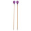 Marimba Mallets MQ‑06 Purple, Medium Hard Yarn Head + Maple Handle 15