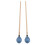 Medium Hard Yarn Head Marimba Mallets with Maple Handle MQ-06, Blue 13