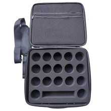Billiard Ball Bag, Black Billiard Storage Case, Pool Cue Backpack with Handle and Shoulder Strap, Organizer for Billiard Balls