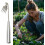 Grass Puller, Manual 4 Teeth Crab Grass Removal Tool, 40 Cm Removable Handle for Yards and Gardens 2