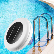 Solar Pool Ionizer Chlorine Free Water Purifier for Outdoor Pools Up to 22000 Gallons with 85% Less Chlorine Usage