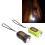 2x40mAh Linterna de manivela, Delgada, Negro/Verde 16