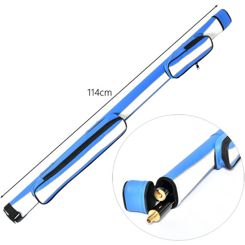 Pool Queue Koffer with Adjustable Shoulder Strap, Portable Lightweight Bag for Cue Storage and Protection 2