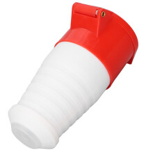 HR-215 16A 220-380V 5 pines Rojo/Blanco Tomacorriente IP44