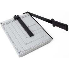 Paper Cutter, Portable Guillotine Paper Trimmer, Cutting Board with Grid Lines for Office, DIY, School, Home Use
