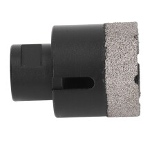 Broca de núcleo de diamante M14 45 mm, altura total 60 mm