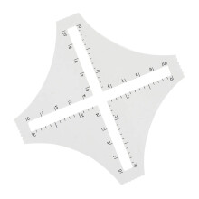 Quilt Accessories Acrylic Measuring Ruler Quilting Templates Wool Gauge Pattern Rulers Quilting Tools 12 Inch