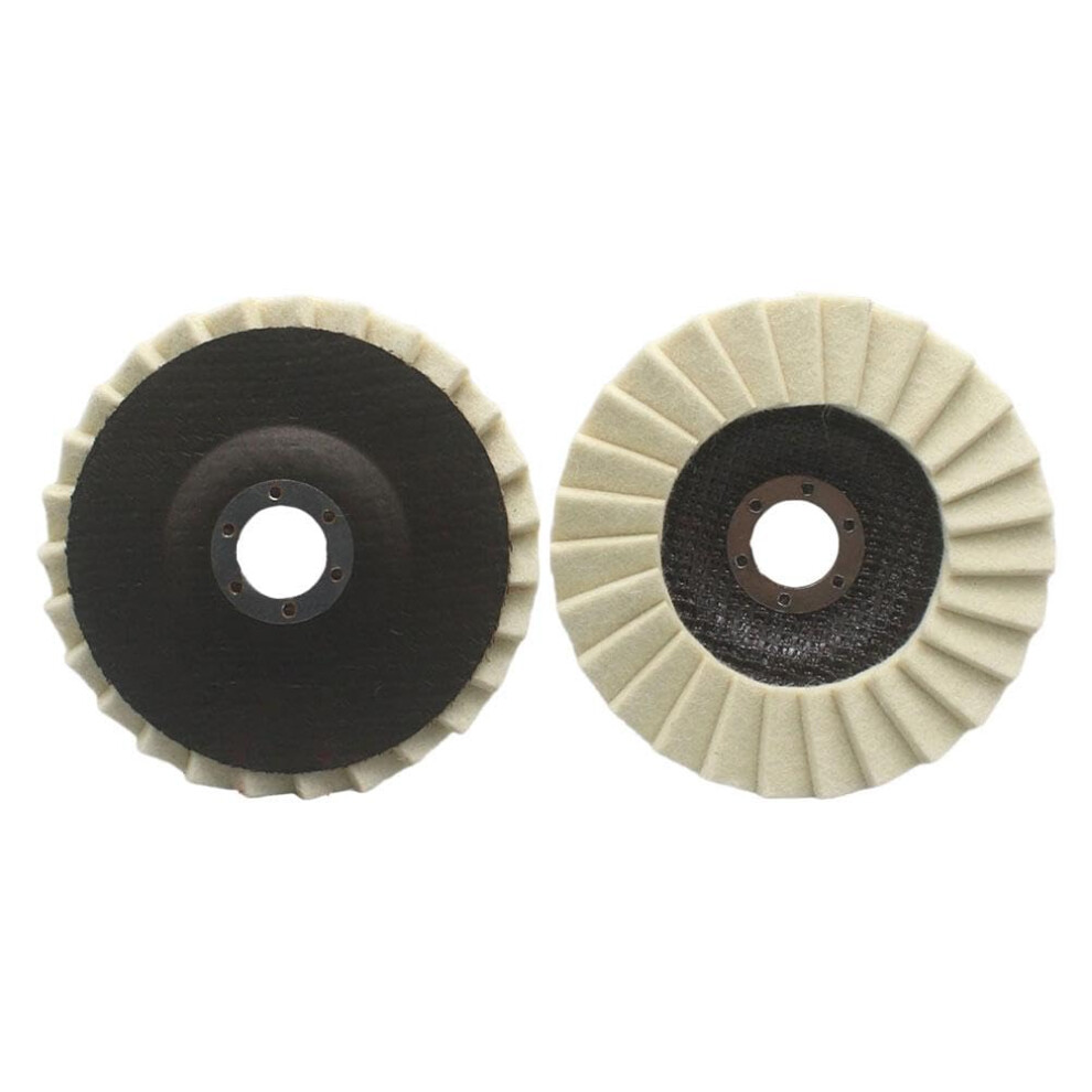 Polishing Disc Felt Flap Disc 115Mm For Angle Grinder Stainless Steel Buffing Pad 1 Piece 6276012393353
