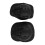 Juego de 7 piezas para niños: casco, rodilleras y coderas - negro 12