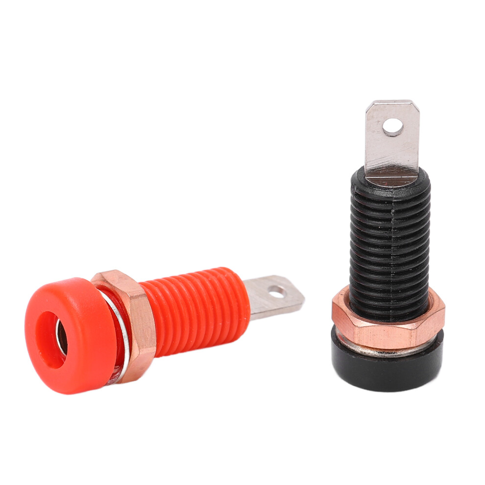 10Pcs 4Mm Banana Plug Brass Socket Connector 30V-60V Max 24A Female 4941340217092