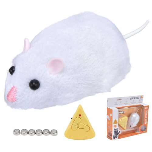 Remote Control Mouse Toy - Realistic Crawling Action Scary Fun 1