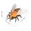 Remote Control Honeybee Toy with LED Lights, Crawling, 13x11x3.5cm 4