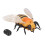 Remote Control Honeybee Toy with LED Lights, Crawling, 13x11x3.5cm 14