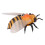 Remote Control Honeybee Toy with LED Lights, Crawling, 13x11x3.5cm 5