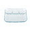 Rectangular Snack Serving Plate, Portion Control Plate for Adults, 9-Inch Square Hardened Glass Diet Plate Set 1
