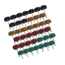 Nylon Polishing Pad Set 40-Piece for Metal Polishing Home Use with Scrubbing Sponges and Accessories
