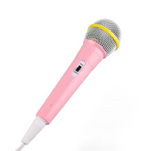 Kinder Kabelgebundenes Mikrofon mit 3,5-mm-Stecker, geringe Verzerrung, tragbares Musikspielzeug, Kinder Singmikrofon für Karaoke, Familien