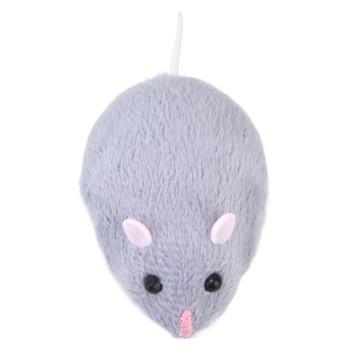 Mouse grigio con telecomando 18x3x16 cm, 3x LR44 1,5 V