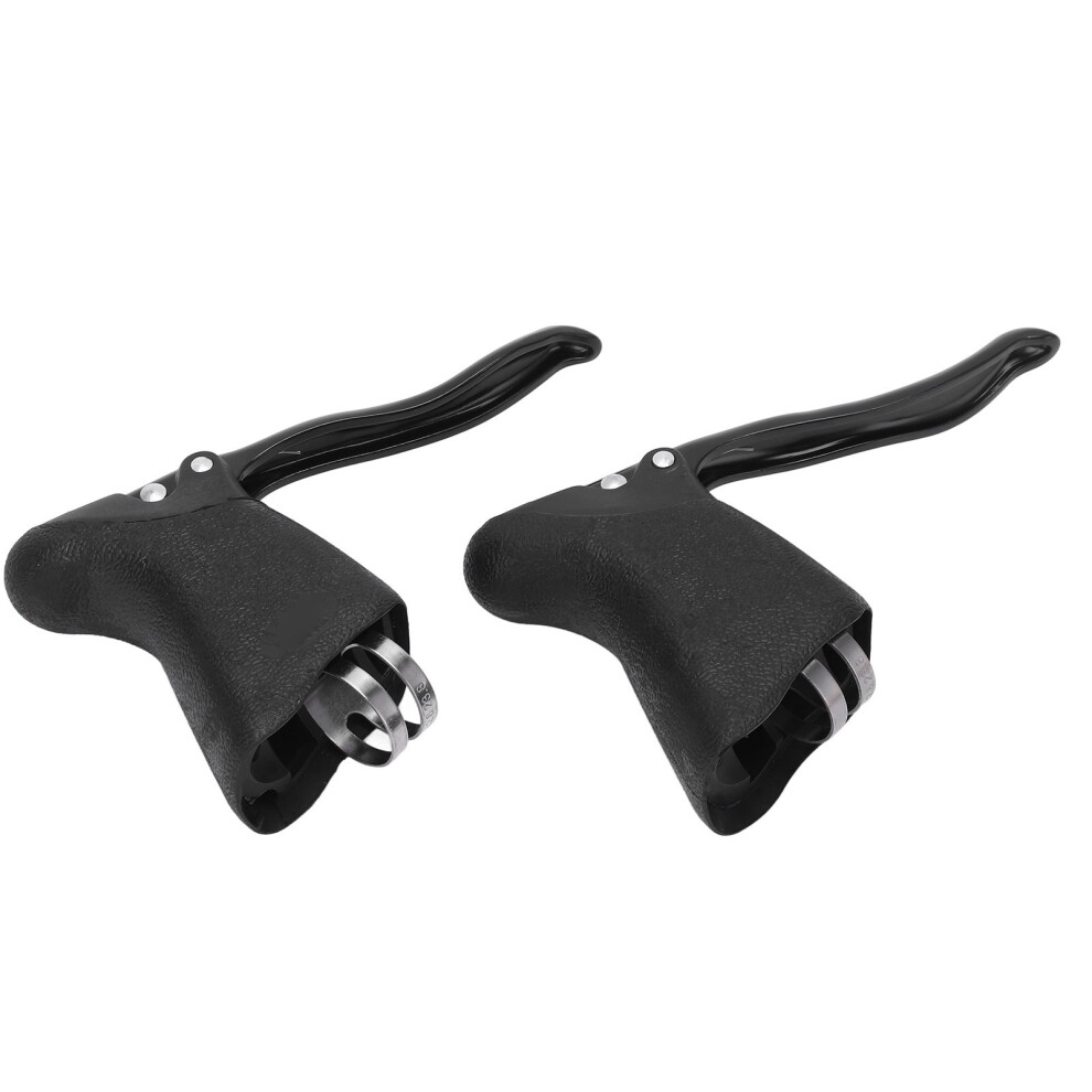 Outdoor Bike Brake Levers Aluminum Alloy for Mountain & Road Bikes Black