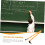 Compasses for Math Lessons Yellow Plastic Teaching Aid with Ruler Triangle Geometry Tool for Classroom Use 5