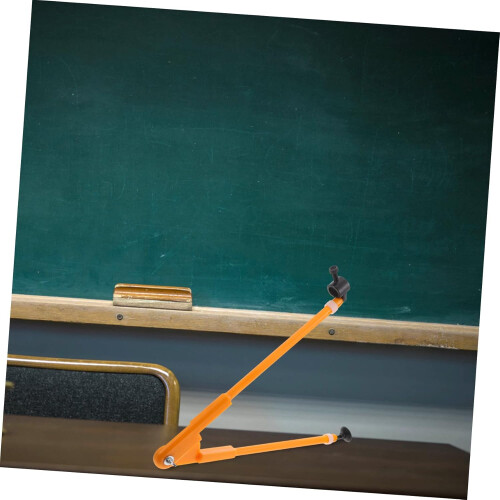 Compasses for Math Lessons Yellow Plastic Teaching Aid with Ruler Triangle Geometry Tool for Classroom Use 2