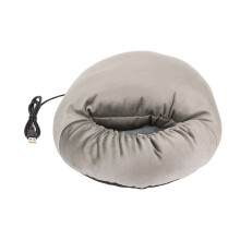 Fußwärmer USB 5V Silber-Grau 30x26cm 11,8x10,2 Zoll