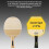 5-Layer Wooden Table Tennis Racket, Hexagonal Shape, Lightweight, High-Performance Paddle for Professional Play 4