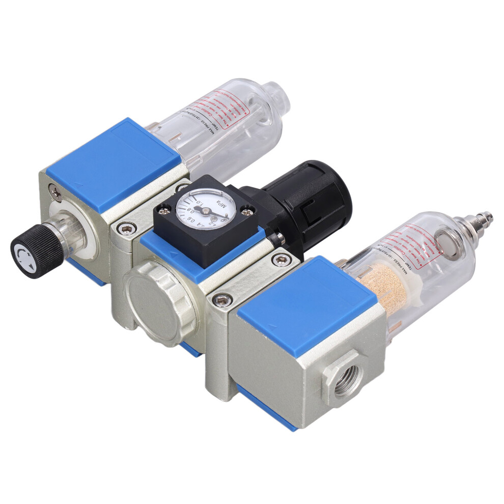 Compressed Air Filter Regulator Lubricator Combo 3 In 1, 40Î¼M, Pt1/8 7651340222534