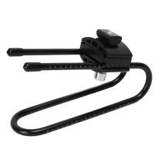 Fahrradsattel Federdämpfer Legierter Stahl 100 kg Schwarz