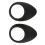 Rubber Eye Cups 27mm Inner Diameter Foldable for Microscope & Telescope 8