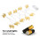 Camel Shaped LED String Lights, 10 Warm Iron Decorative Lights for Outdoor Festivals 7