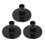 Set di 21 pezzi di pad in feltro per piatti da batteria grigio Φ2,5-4,0-5,0cm 7