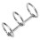 Shiny Silver 3 Hole Binder Rings for 100 Sheets Reusable Loose Leaf Binding 7