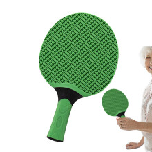 Table Tennis Bat Waterproof Rubber Ping Pong Paddle Professional Racket Ergonomic Handle Green Sports Equipment for All Skill Levels