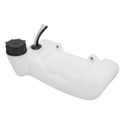 Réservoir d'essence blanc avec bouchon pour mini-scooter 43-49 cm3 1