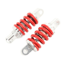 2 amortisseurs arrière réglables en aluminium pour quad et scooter ressort de 100 mm