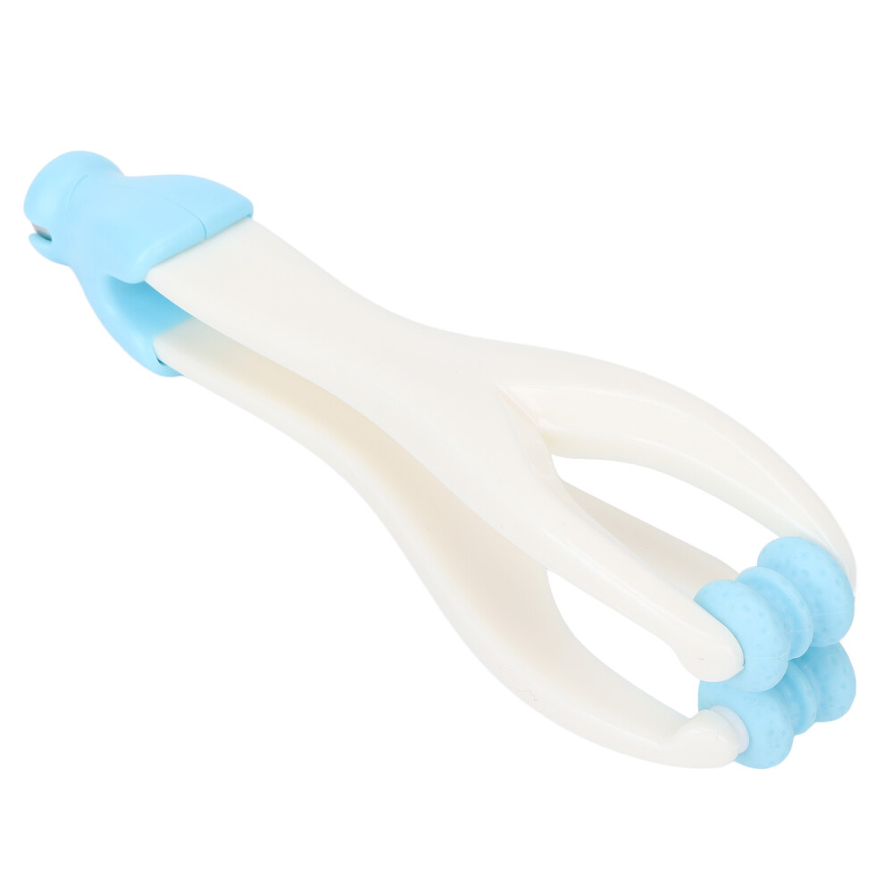 Blue 2In1 Finger Acupoint Massager Kit For Stress Relief & Circulation