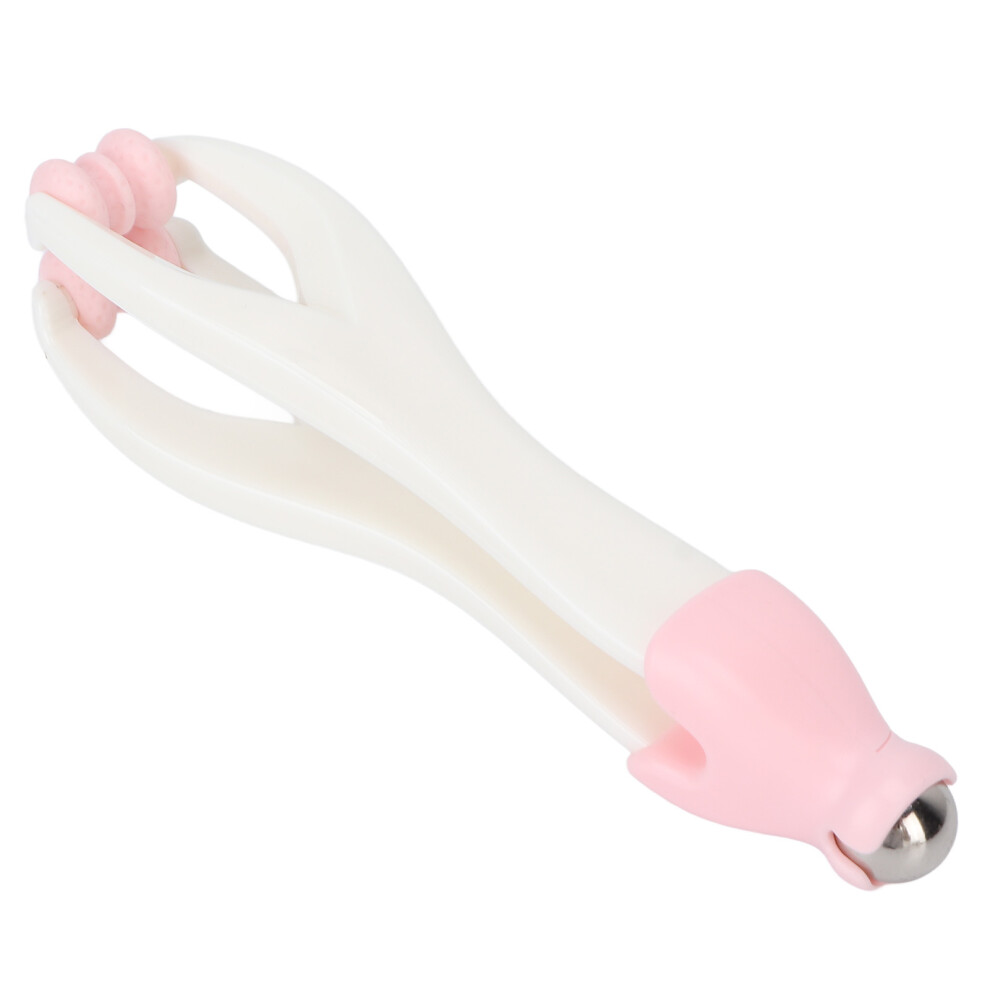 Pink 2 In 1 Finger Joint Acupoint Massager Kit For Stress Relief & Circulation
