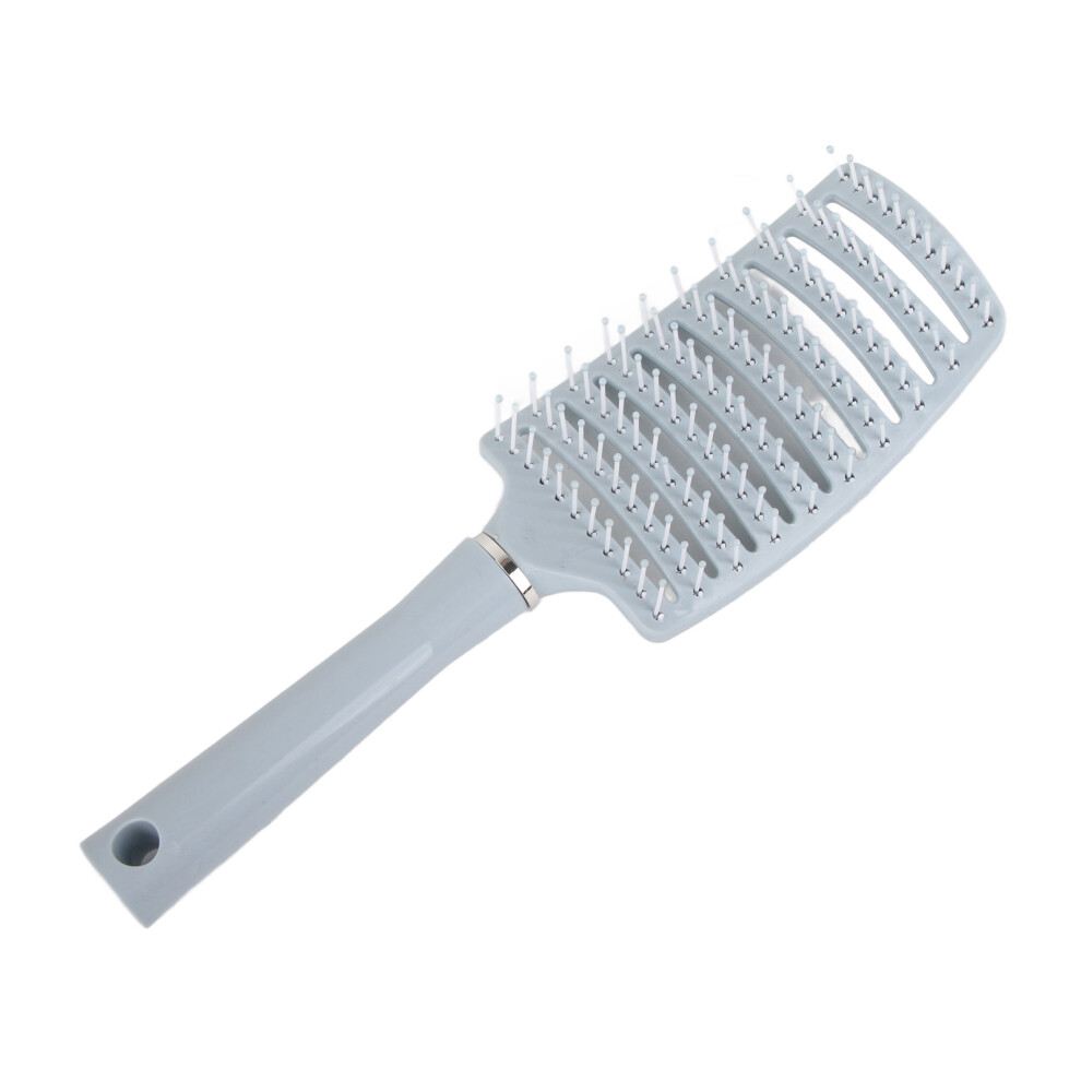 Blue Professional Vented Paddle Hair Brush For Thick Straight Hair