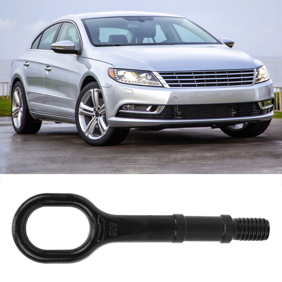 Tow Hook For Car 1T0 805 615 A Heavy Duty Bumper Trailer Ring 1 Ton Black 5071340231879