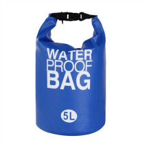 Surfboard Deck Bag Waterproof PVC Dry Sack for Kayaking Rafting River Trekking 5L Blue