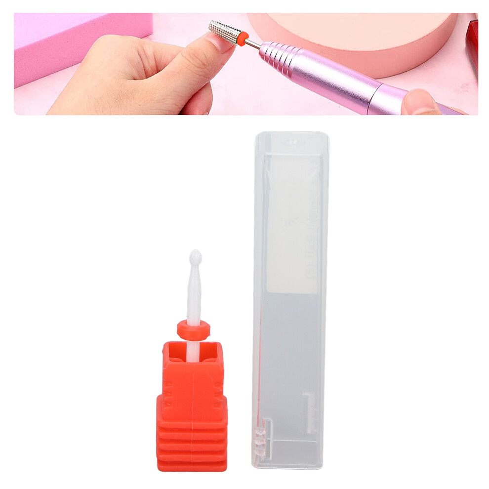 Professional Ceramic Nail Drill Bits Set for Manicure Machine - Red F
