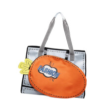 Badminton Bag for Women - Stylish Pumpkin Design Organizer, Durable Sports Tote with Adjustable Shoulder Strap, Practical and Functional